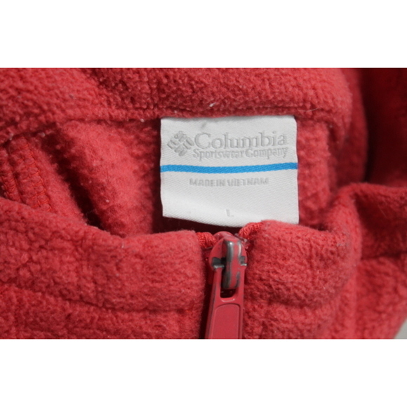 Columbia Women Red Sweater Mock Neck Size Large - Picture 3 of 9